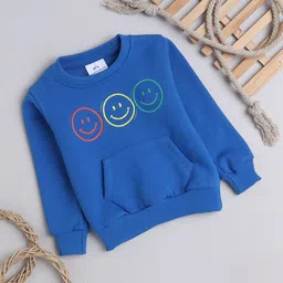 Knitting Doodles Kids Printed Fleece Sweatshirt-picture-13