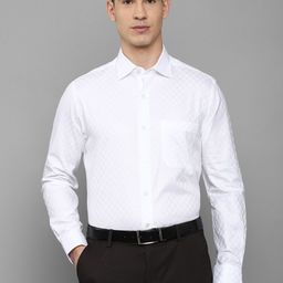 Louis Philippe Men White Casual Shirt-12