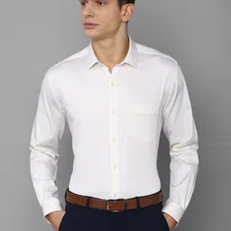 Louis Philippe Men White Slim Fit Formal Shirt-picture-32