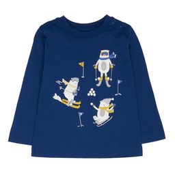 mothercare Infant Boys Navy Blue Printed Round Neck T-shirt-image-70