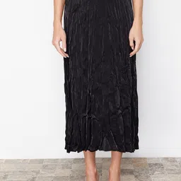Trendyol Flared Midi Skirt-image-5