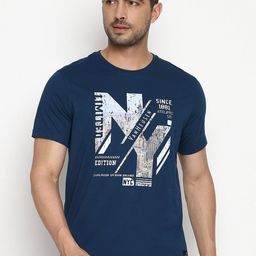 Van Heusen Athleisure Men Printed Crew Neck Short Sleeve T-Shirt-image-44
