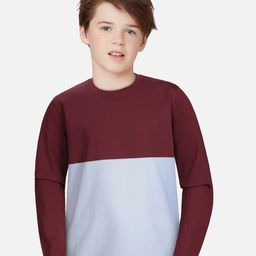 Gini and Jony Boys Colourblocked Long Sleeves T-shirt-image-44