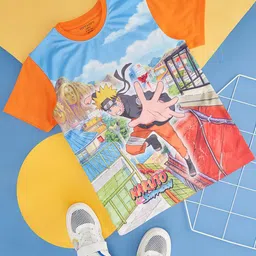 Pantaloons Junior Boys Graphic Printed Casual T-shirt-image-34