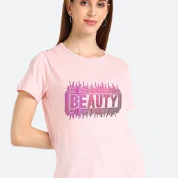 shashvi Women Pink Printed T-shirt-picture-33