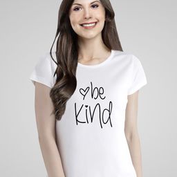 Pootlu Women White & Black Typography Printed Cotton T-shirt-image-59
