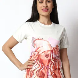 Prettify Women Printed T-shirt-picture-40