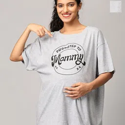 The Mom Store Women Typography 2 Printed Extended Sleeves T-shirt-image-69
