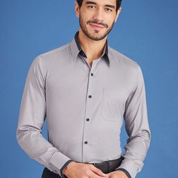 LOUIS STITCH Comfort Fit Spread Collar Cotton Formal Shirt-image-96