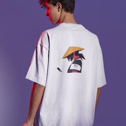 TheBTclub Men Printed Drop-Shoulder Sleeves Activchill T-shirt-image-60