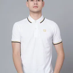 Cantabil Half Sleeve Cotton Polo T-shirt-picture-6