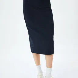 Koton Women Straight Midi Skirt-picture-18