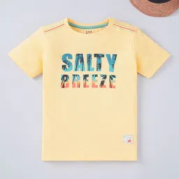 Ed-a-Mamma Boys Typography Printed Cotton Casual T-shirt-image-15