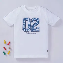 Ed-a-Mamma Boys Varsity Printed Cotton T-shirt-image-6
