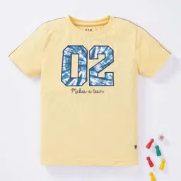 Ed-a-Mamma Boys Typography Printed Cotton T-shirt-picture-18