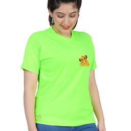 TAJNAN Women V-Neck Applique T-shirt-image-14