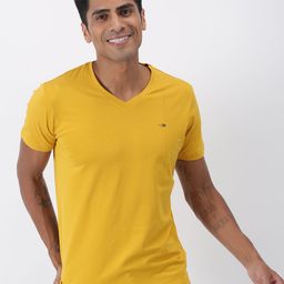 Red Flame V-Neck Short Sleeve T-shirt-image-72
