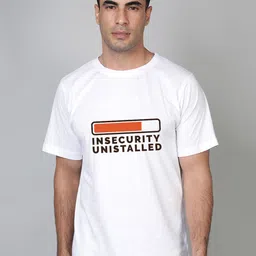 FFLIRTYGO Men White & Black Typography Printed T-shirt-image-27
