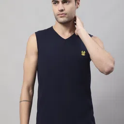 VIMAL JONNEY Regular Fit V-Neck Cotton T-shirt-image-61
