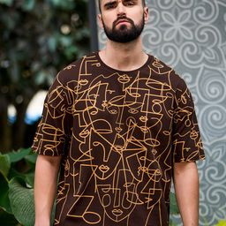 Stormborn Men Graphic Printed Drop-Shoulder Sleeves Oversized Pure Cotton T-shirt-image-86