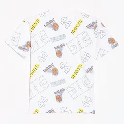 Allen Solly Junior Boys Typography Printed Round Neck T-shirt-image-79