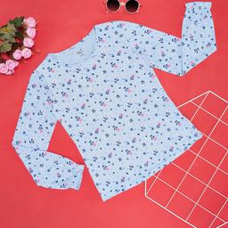 YU by Pantaloons Girls Printed Round Neck Long Sleeves Regular Fit T-shirt-image-82