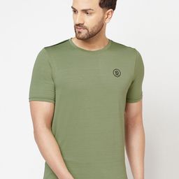 GLITO Round Neck Short Sleeves Cotton T-shirt-image-50