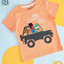 Pantaloons Baby Infant Boys Graphic Printed Casual Cotton T-shirt-picture-38
