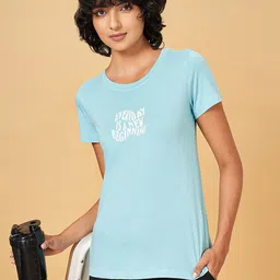 Ajile by Pantaloons Typography Printed Cotton T-shirt-picture-43