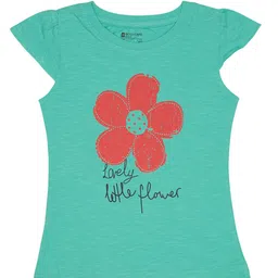 Bodycare Girls Printed Cap Sleeves Cotton T-shirt-image-54