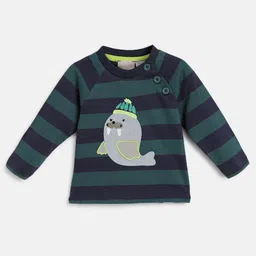 Chicco Boy Striped Round Neck T-shirt-image-41