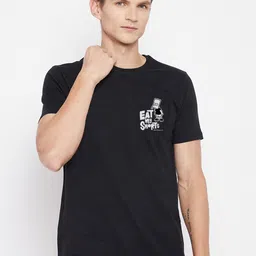 Kook N Keech Disney Men Black T-shirt-picture-36