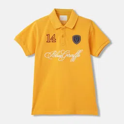 Blue Giraffe Boys Polo Collar Short Sleeves T-Shirt-picture-38