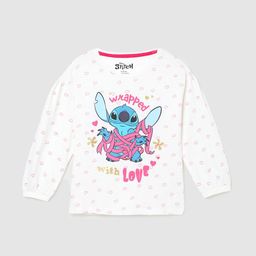 max Girls White Typography Printed Polo Collar Applique T-shirt-image-15
