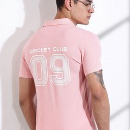 Thomas Scott Men Typography Printed Polo Collar Cotton T-shirt-image-93