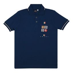 CAVIO Boys Typography Printed Polo Collar Cotton T-shirt-image-80