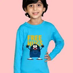 NUSYL Boys Graphic Printed Cotton T-shirt-image-84