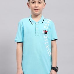Monte Carlo Boys Polo Collar Pure Cotton T-Shirt-image-97