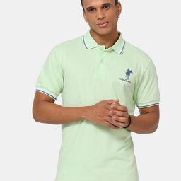 Masculino Latino Plus Polo Collar Cotton Bio Finish T-shirt-image-74