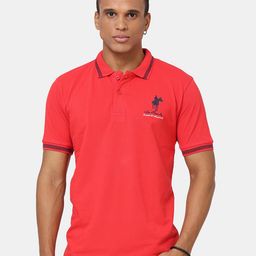 Masculino Latino Plus Polo Collar Cotton Bio Finish T-shirt-image-75