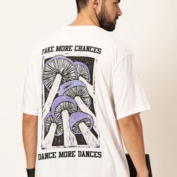 Thomas Scott Oversized Graphic Printed Bio Finish Cotton T-shirt-image-83