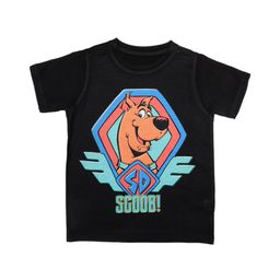 Scooby Doo by Wear Your Mind Boys Black Printed Applique T-shirt-image-68