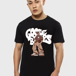 Bewakoof Goosebumps Graphic Printed Cotton T-shirt-picture-5