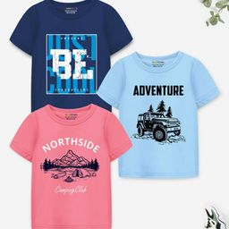 YK X Trampoline Boys 3 Printed Applique T-shirt-35