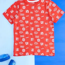 Pantaloons Junior Boys Conversational Printed Casual Cotton T-shirt-image-59
