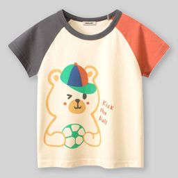 INCLUD Boys Graphic Printed Round Neck Cotton T-Shirt-image-11