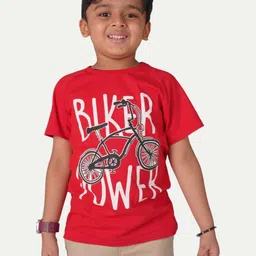 BAESD Boys Graphic Printed Round Neck Cotton T-Shirt-image-82
