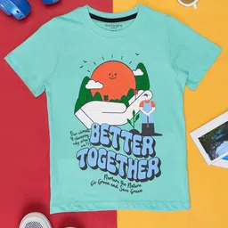 Pantaloons Junior Boys Graphic Printed Cotton T-Shirt-image-85