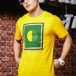 ONE SKY Printed Round Neck Short Sleeves Cotton T-shirt-picture-14