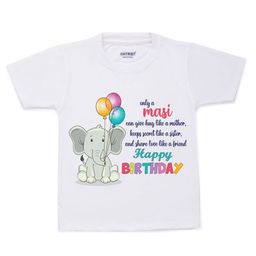 KNITROOT Kids White & Pink Printed T-shirt-image-85